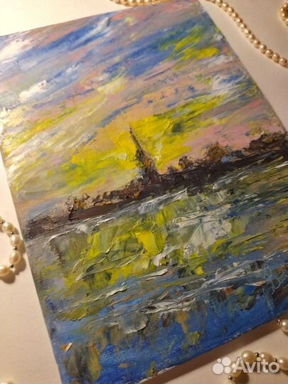 Картина маслом виды санкт-петербург