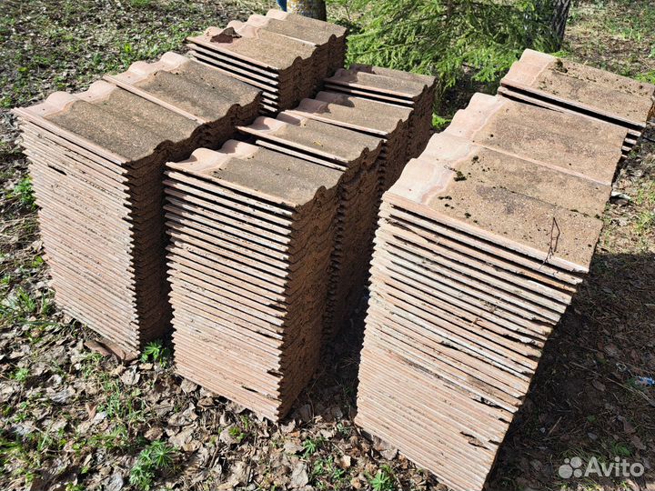 Керамическая черепица бу