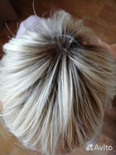 Парик блонд короткий