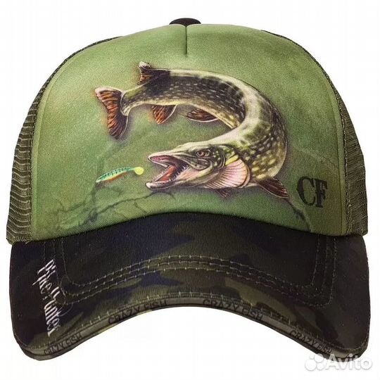 Кепка, бейсболка Crazy Fish Pike Hunter M