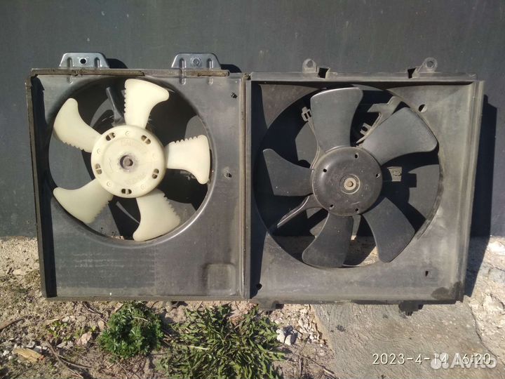 Диффузор с вентиляторами Мицубиси Лансер 9