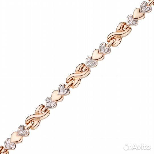 Золотой женский браслет 585 бу