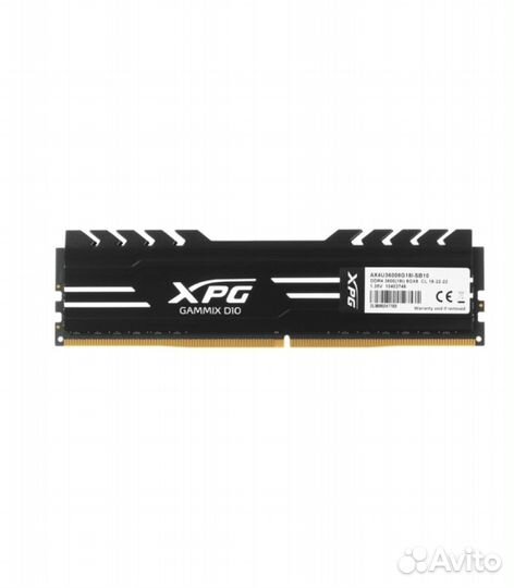 Оперативная память adata XPG Gammix D10 8 гб DDR4
