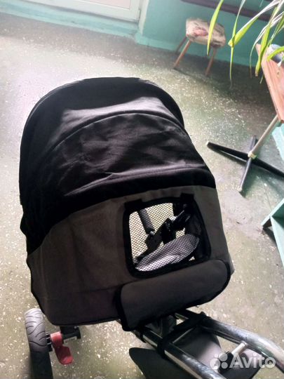 Детский велосипед трехколесный с ручкой