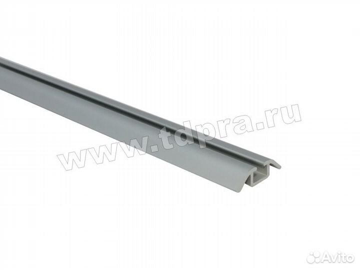 Хром матовый нижняя однополозная направляющая 5,3