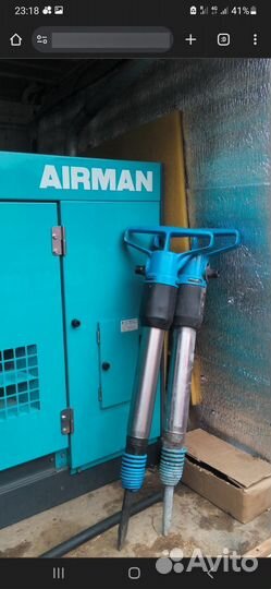 Аренда компрессора с отбойными молотками