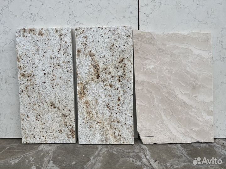 Слэб из гранита, мраморная плитка, мозаика