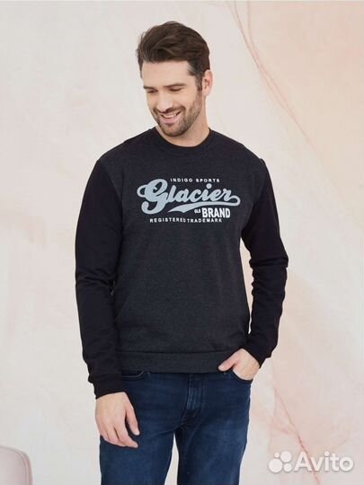 Утепленный мужской спортивный свитшот, кофта новый