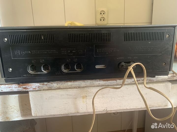 Двухкассетный магнитофон б/у нота