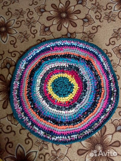 Коврик текстильный, ручная работа