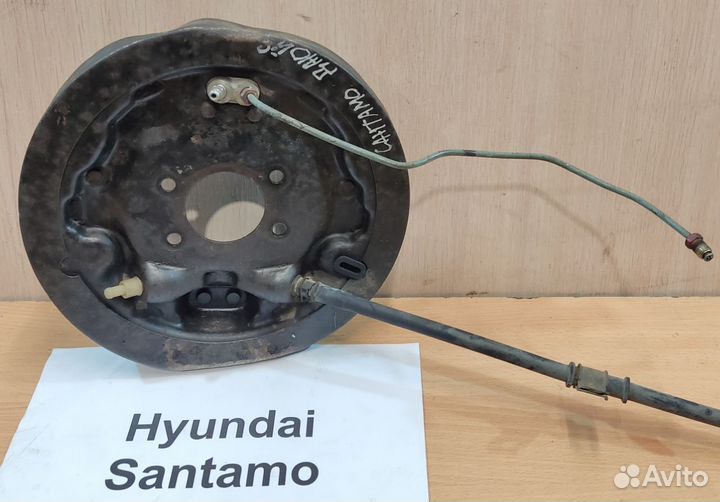 Кожух тормозного диска задний LH Hyundai Santamo