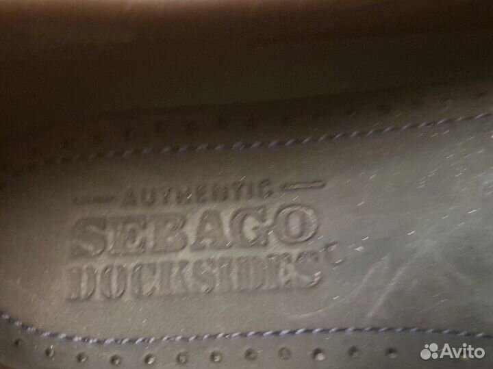 Кожаные sebago docksides Доминикана 43р 28.5 см