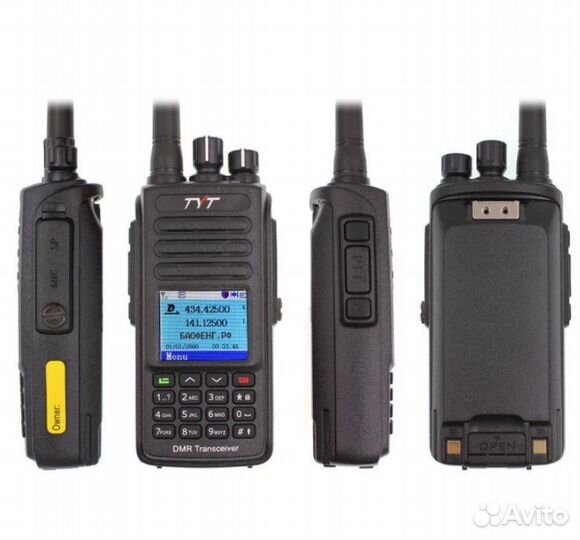 Цифровая рация TYT MD-UV390 DMR GPS type-C GPS мод