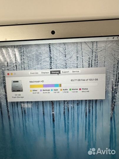 Macbook air 13 mid 2013 на запчасти