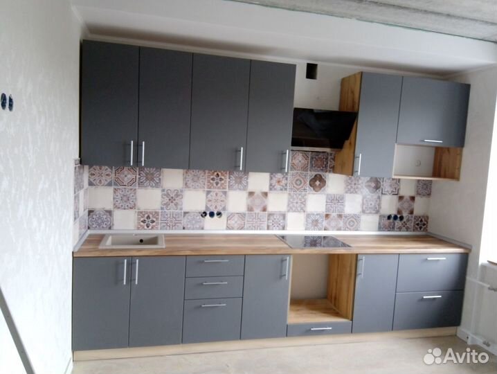 Замена столешницы и фасадов на кухне