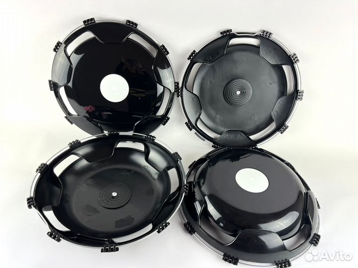 Колпаки 17.5 черные комплект 4 штуки