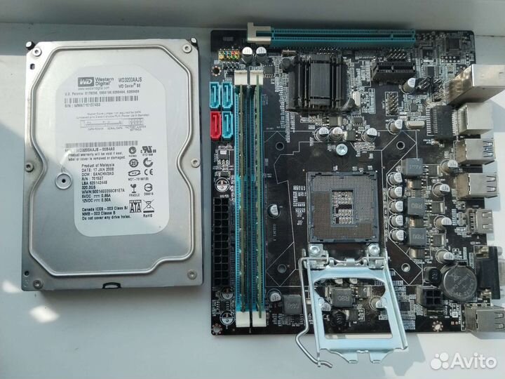 Проц озу жёсткий диск мать