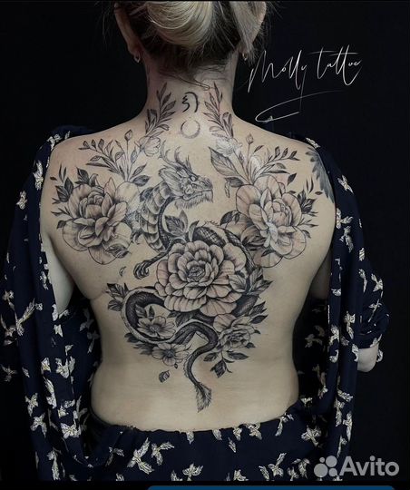 Тату мастерица художественная татуировка