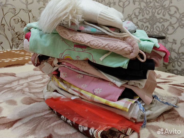 Вещи пакетом на девочку от 80 до 104