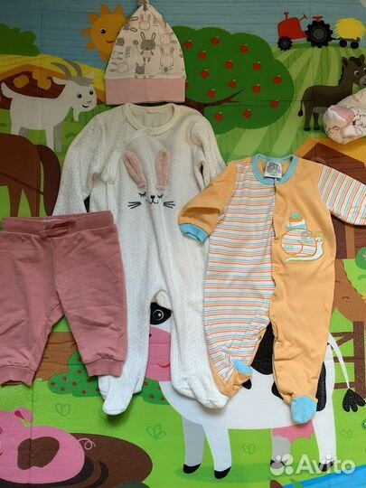 Вещи пакетом для девочки 62р