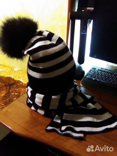 Комплект вязаный. Зима