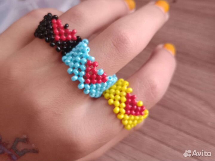 3 парных колечка