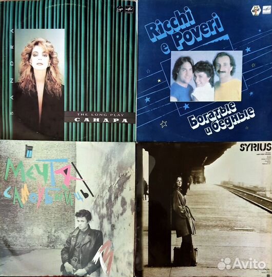 Грампластинки the beatles, george michael и другие