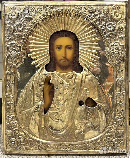 Икона Господь Вседержитель Состояние Люкс