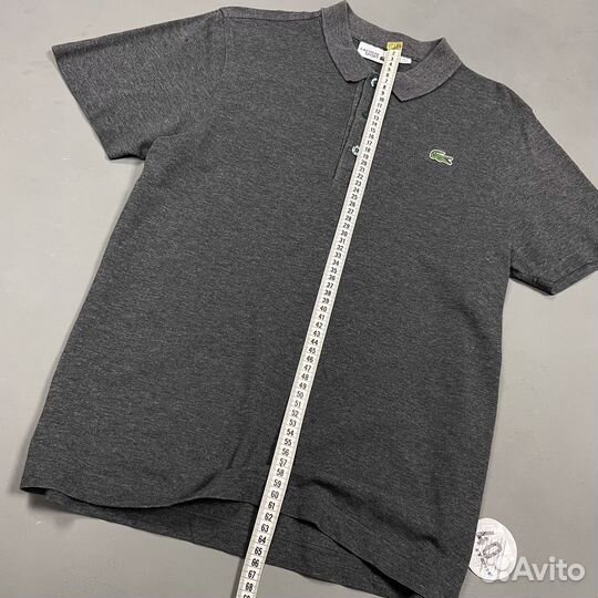 Графитовое поло Lacoste Sport