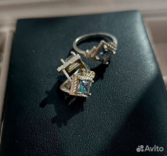 Серьги, комплекты серебро