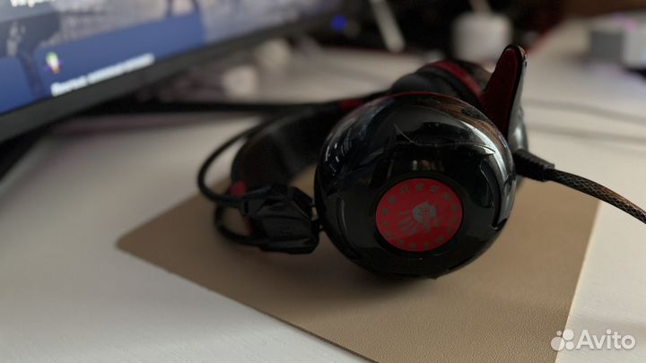 A4Tech Наушники с микрофоном Bloody G300, 3.5 мм