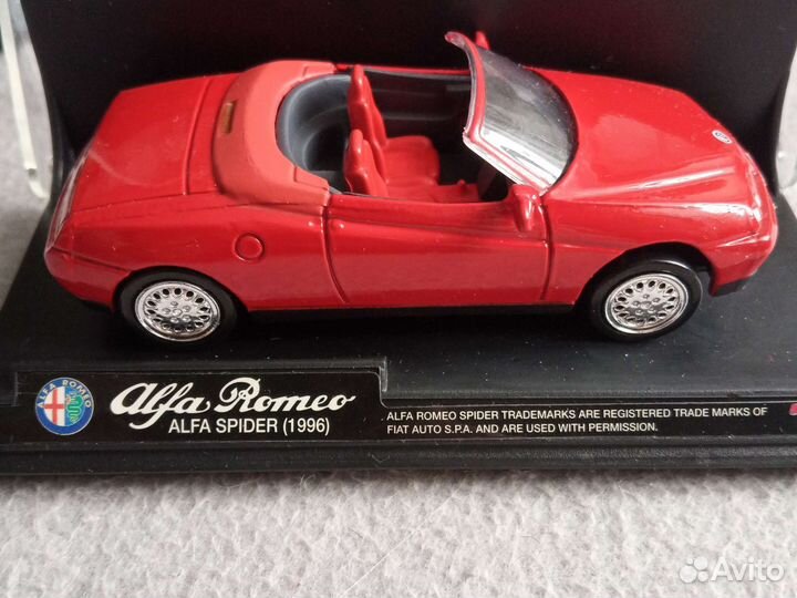 Alfa romeo spider, 1:43, new ray