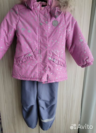 Зимний костюм для девочки 110