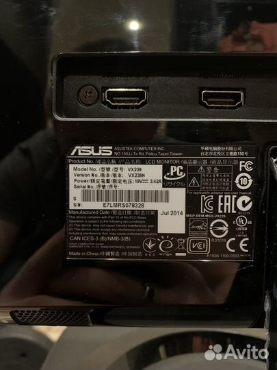 Монитор Asus VX239H