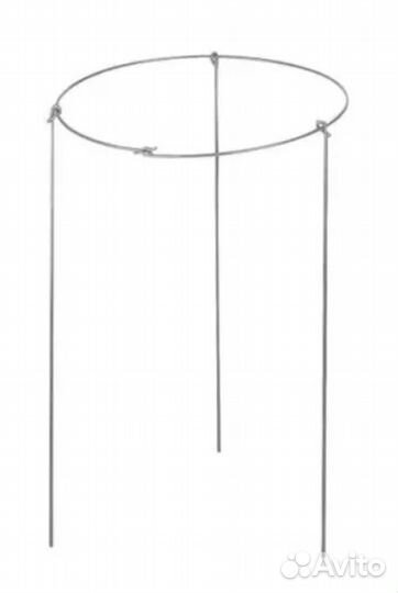 Кустодержатель стальной, опора для растений