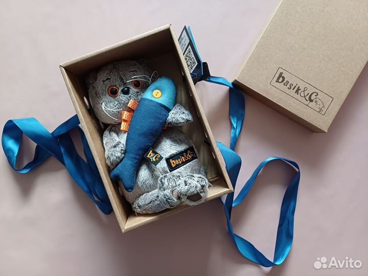 Мягкая игрушка кот басик новая BudiBasa