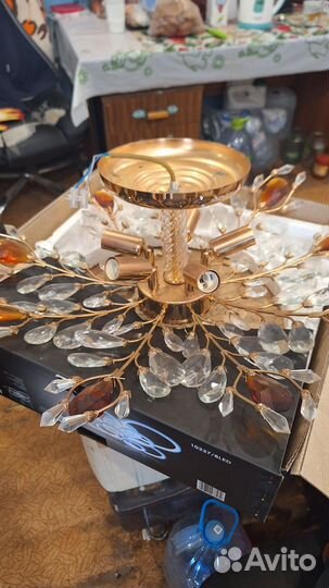 Люстра потолочная бу