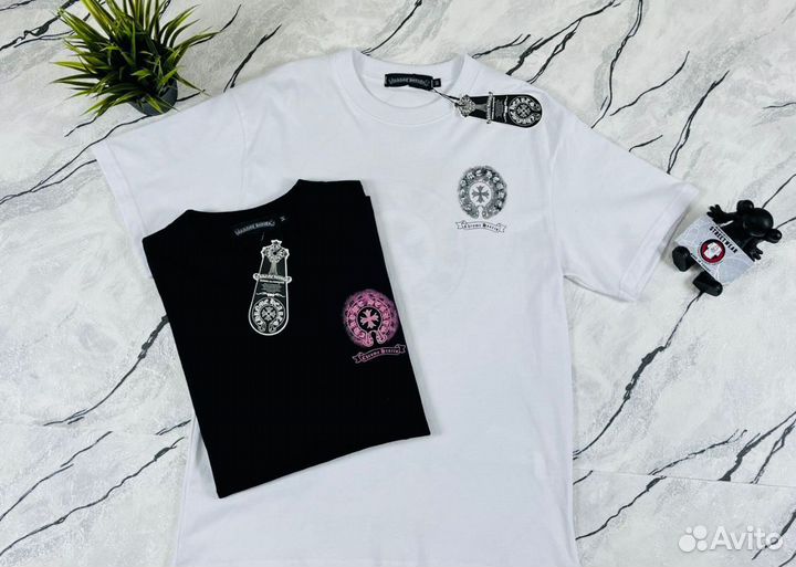 Футболка Chrome Hearts унисекс