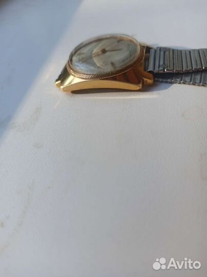 Часы Ракета Атом золото AU20 СССР экспорт 1960 ход