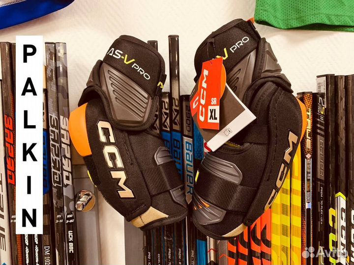 Новые CCM Tacks AS-V PRO Sr. XL налокотники хоккей
