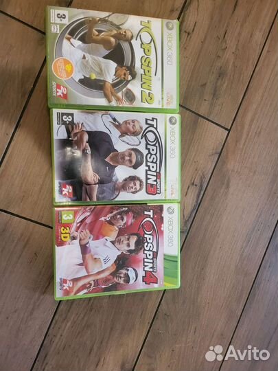 Игры Topspin 4,3,2 для xbox360 лицензионные