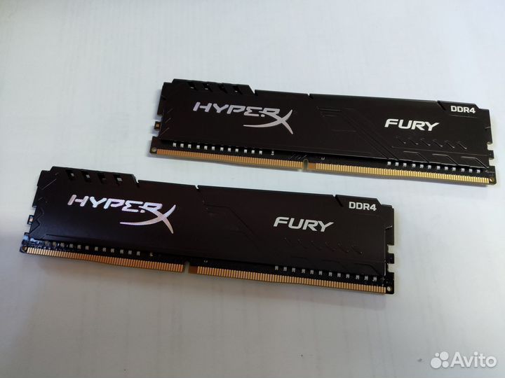 Оперативная память Kingston HyperX fury Black 2/16