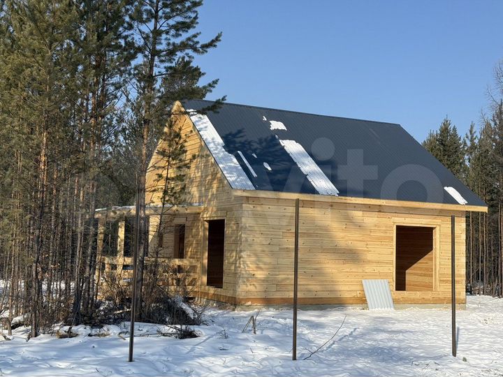 Дом 80 м² на участке 9 сот.