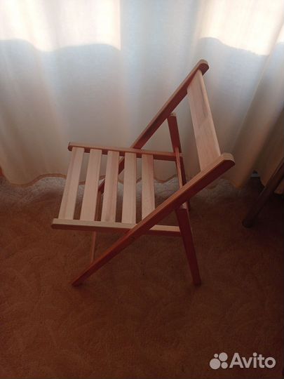 Стул складной деревянный
