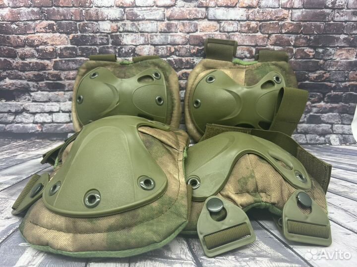 Тактические наколенники и налокотники мох