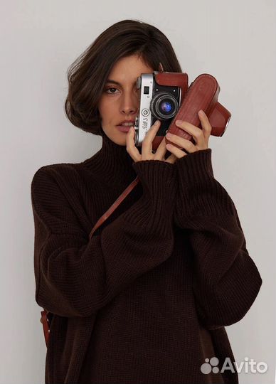 Идеальный шерстяной свитер, шоколадный Voishe