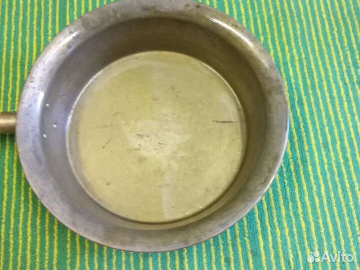 Латунный таз для варенья. СССР