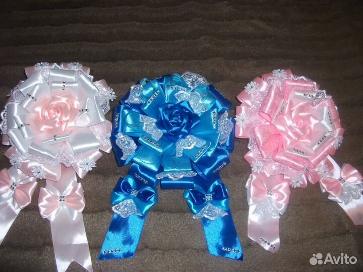 Бант на выписку из роддома