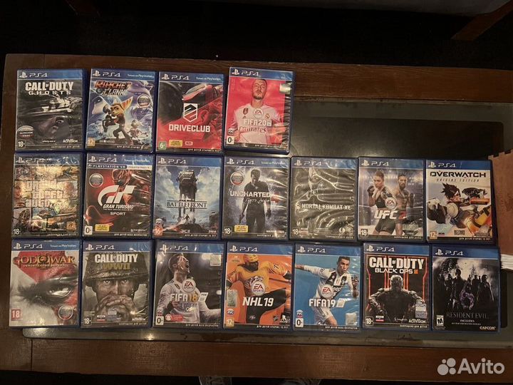 Диски игры для ps4