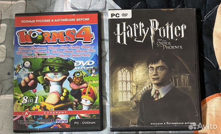 Игры на сд дисках Harry Potter и др